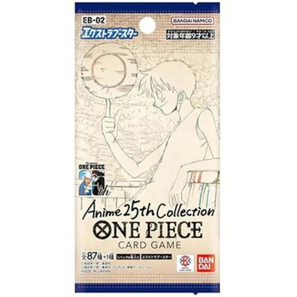 One Piece Card Game Extra Booster Anime25th Collection EB-02 (Box), Pack of 24